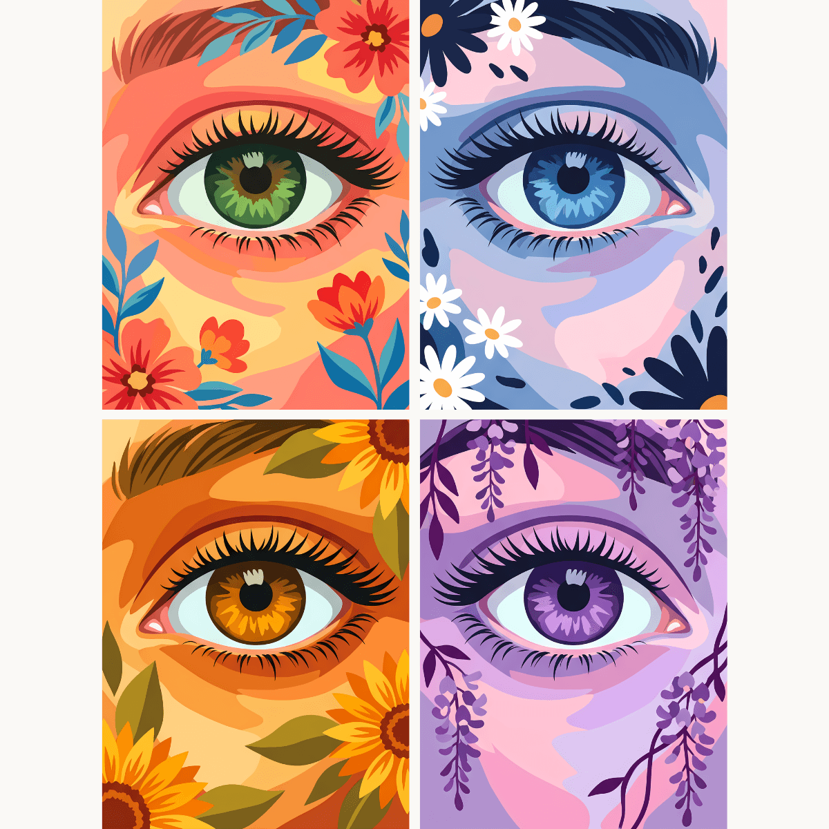 Floral Gaze