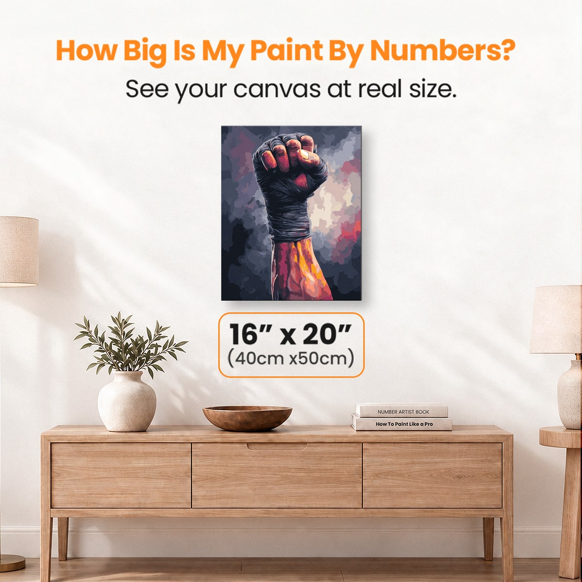 Unbreakable Fist - Number Artist Paint by Numbers Kits