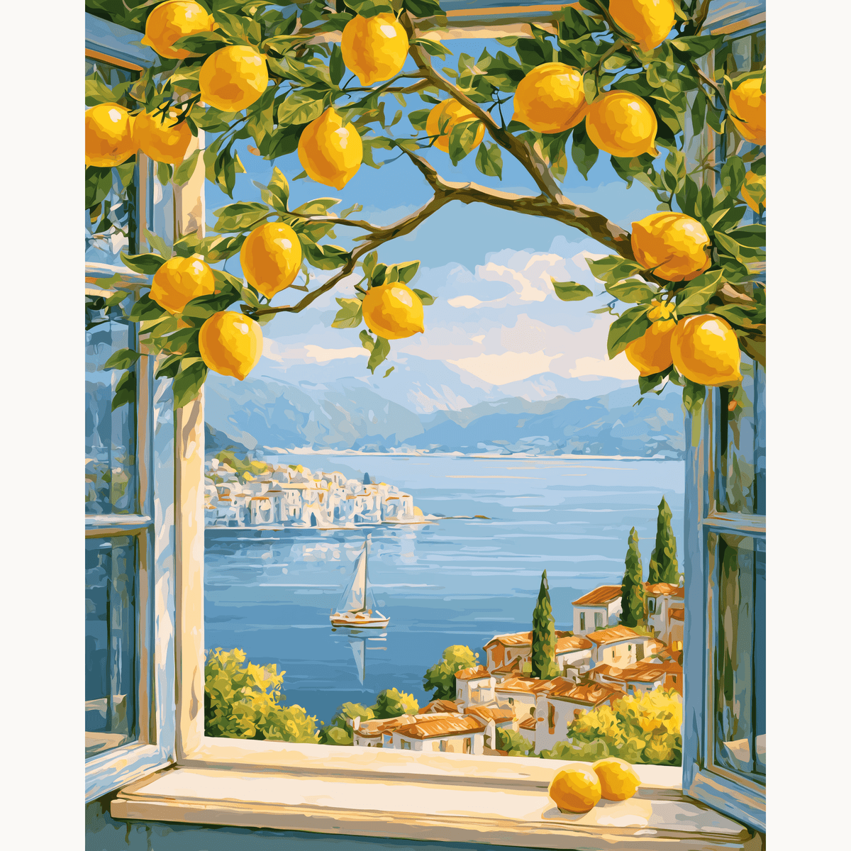 Citrus View - Number Artist Paint by Numbers Kits