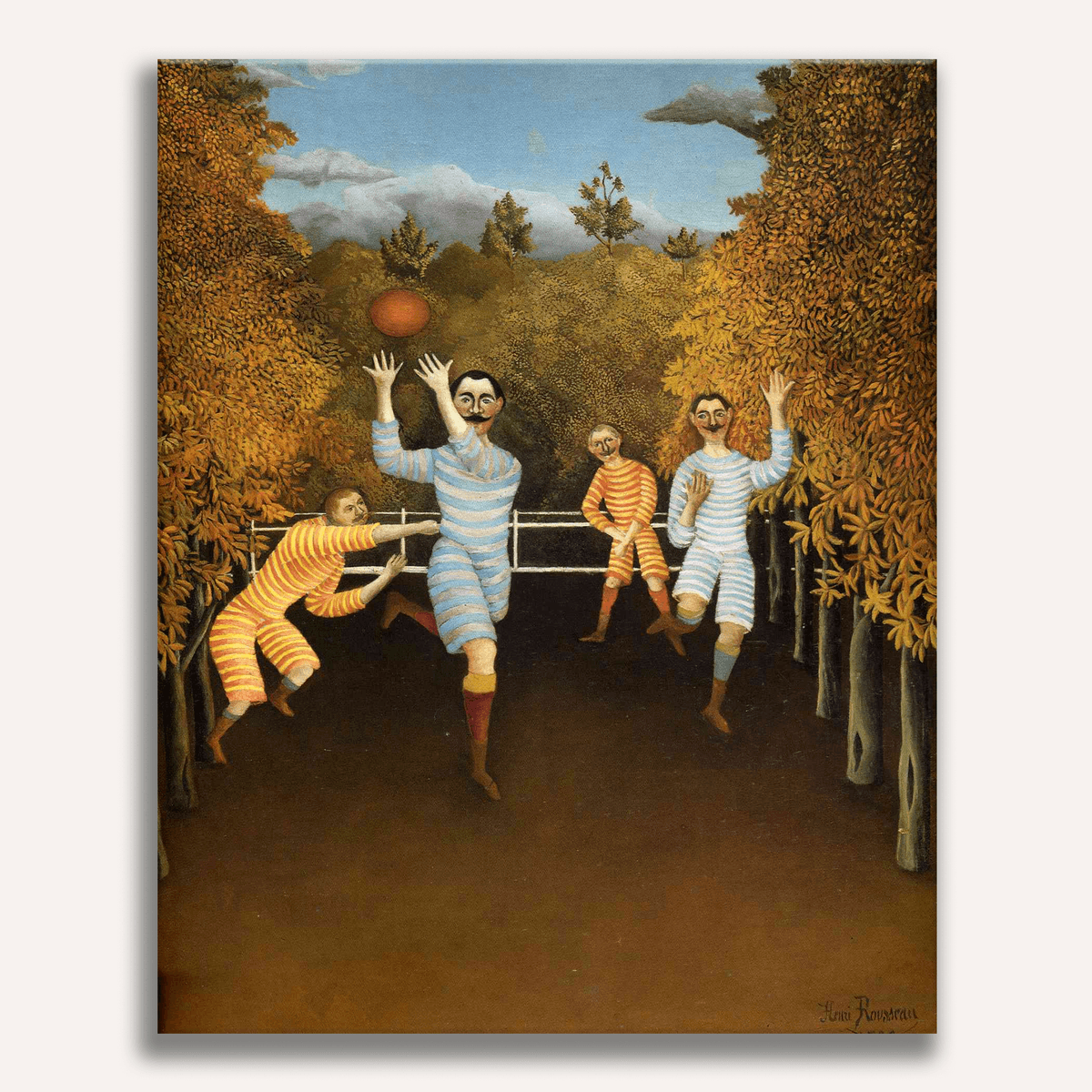 The Football Players by Henri Rousseau - Number Artist Paint by Numbers Kits