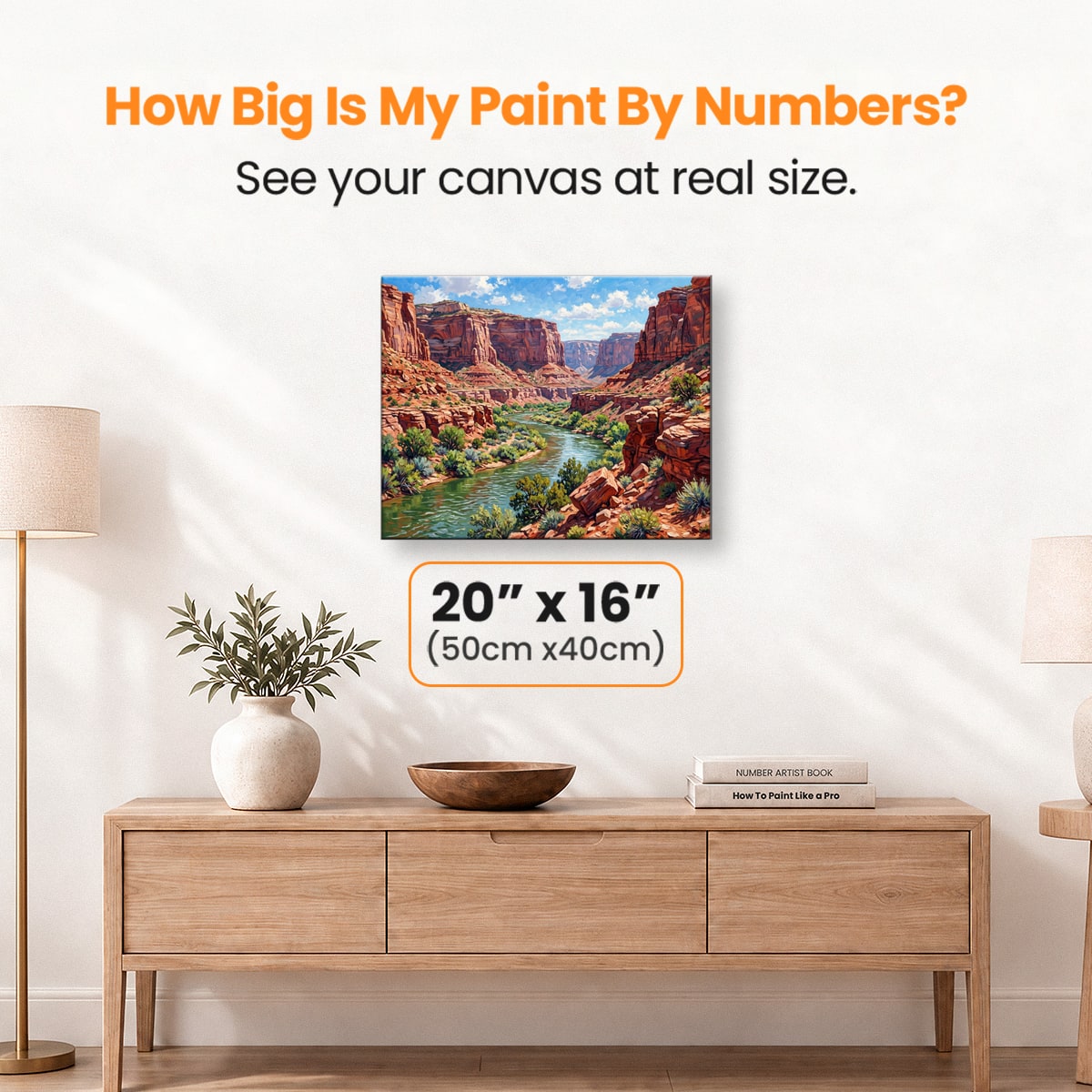 Canyon Bend - Number Artist Paint by Numbers Kits