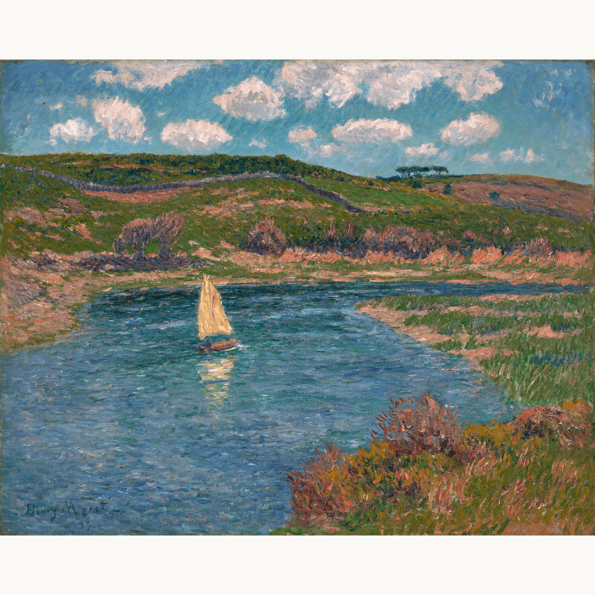 Rivière de Pont-Aven, Finistère by Henry Moret - Number Artist Paint by Numbers Kits