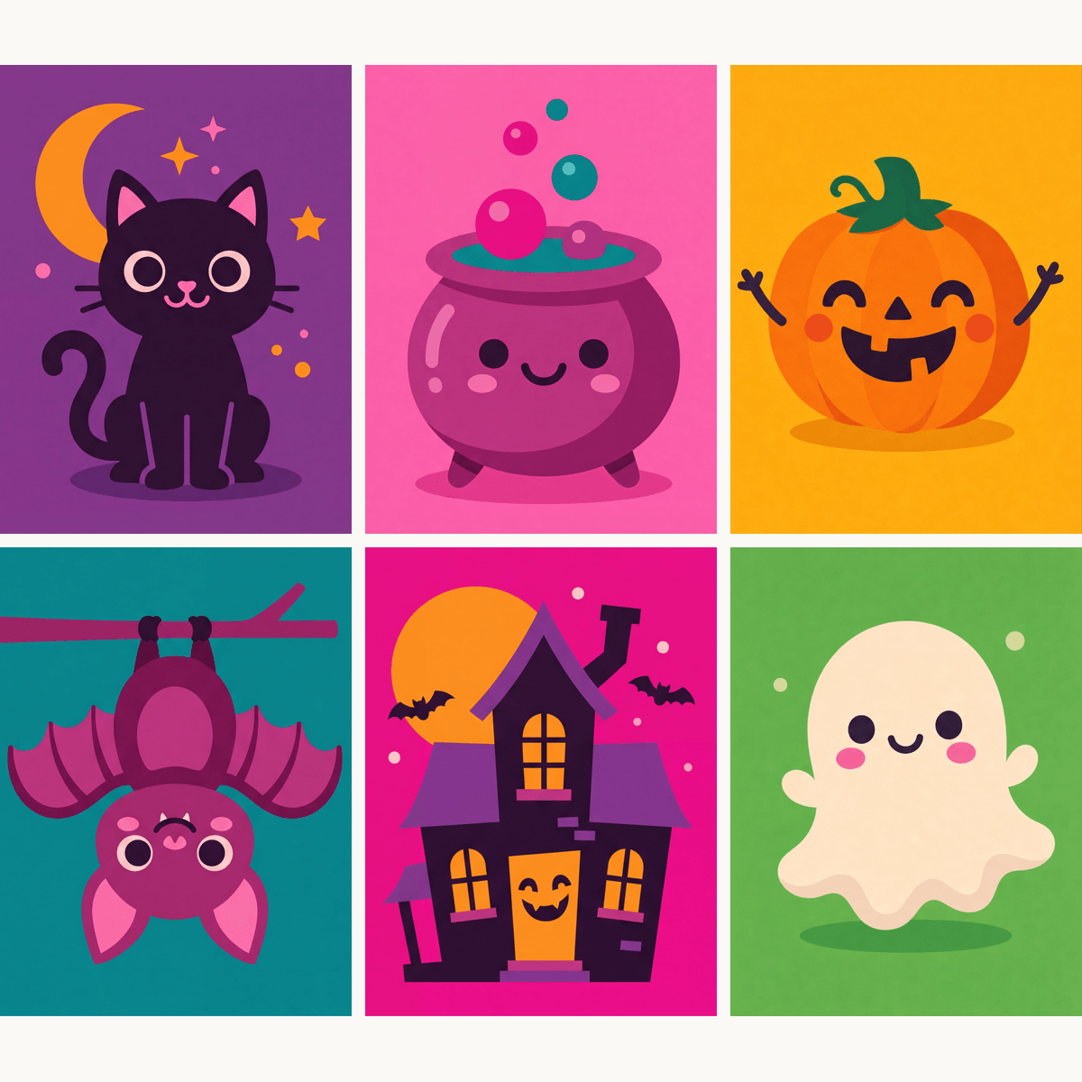 Halloween Icons - Number Artist Paint by Numbers Kits