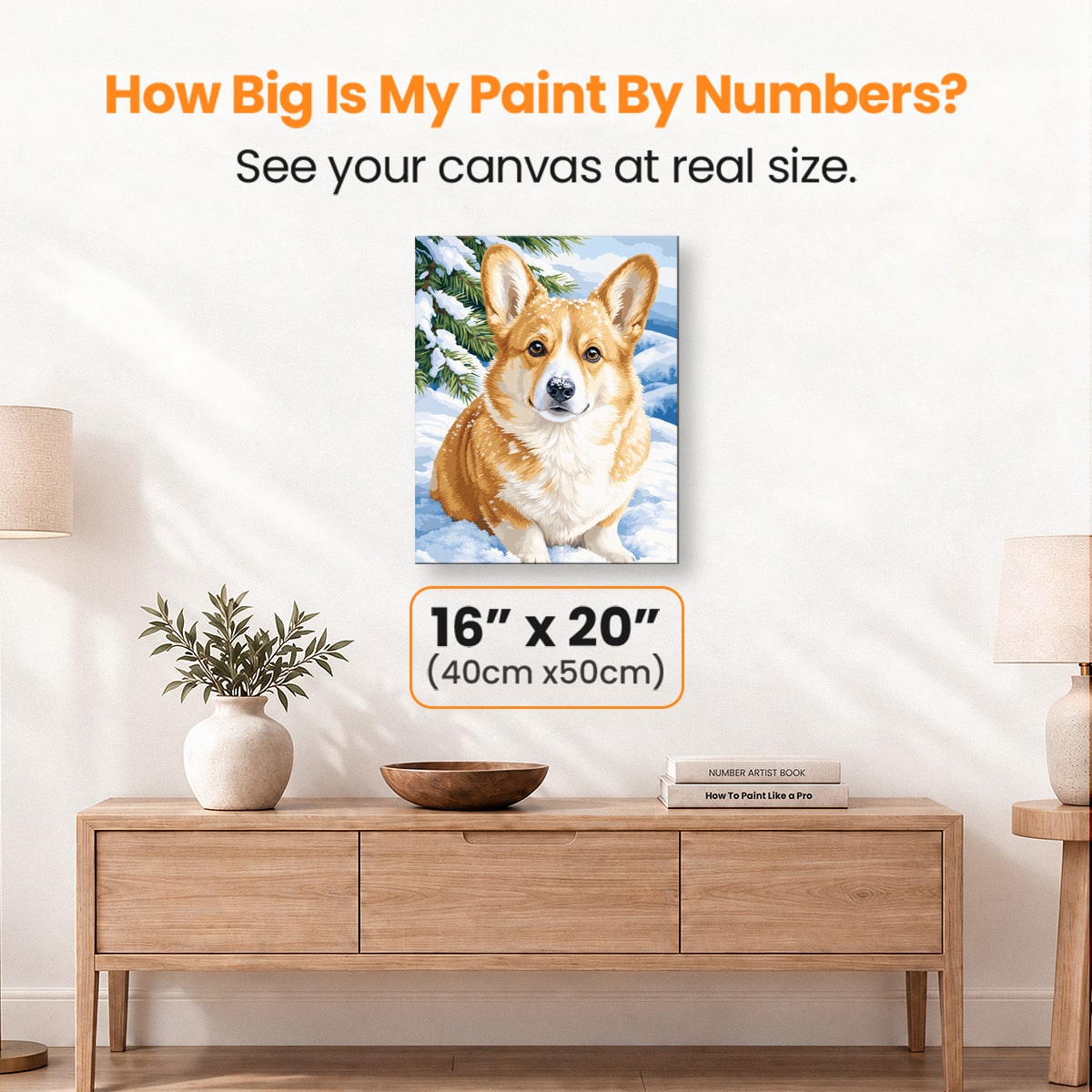 Snow Smile - Number Artist Paint by Numbers Kits