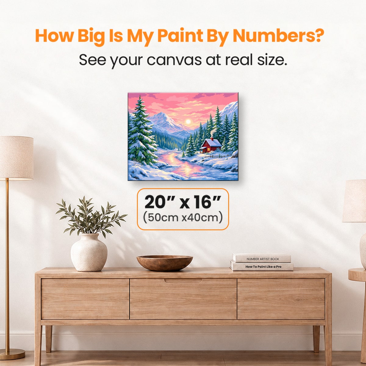 Peaceful Valley - Number Artist Paint by Numbers Kits