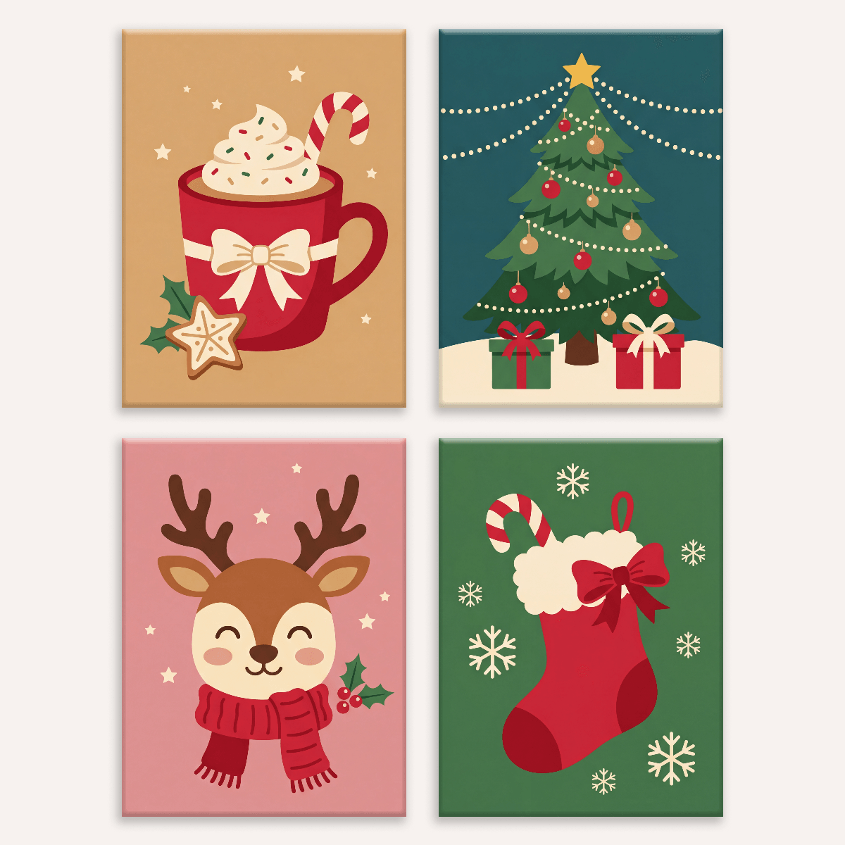 Christmas Cheer - Number Artist Paint by Numbers Kits