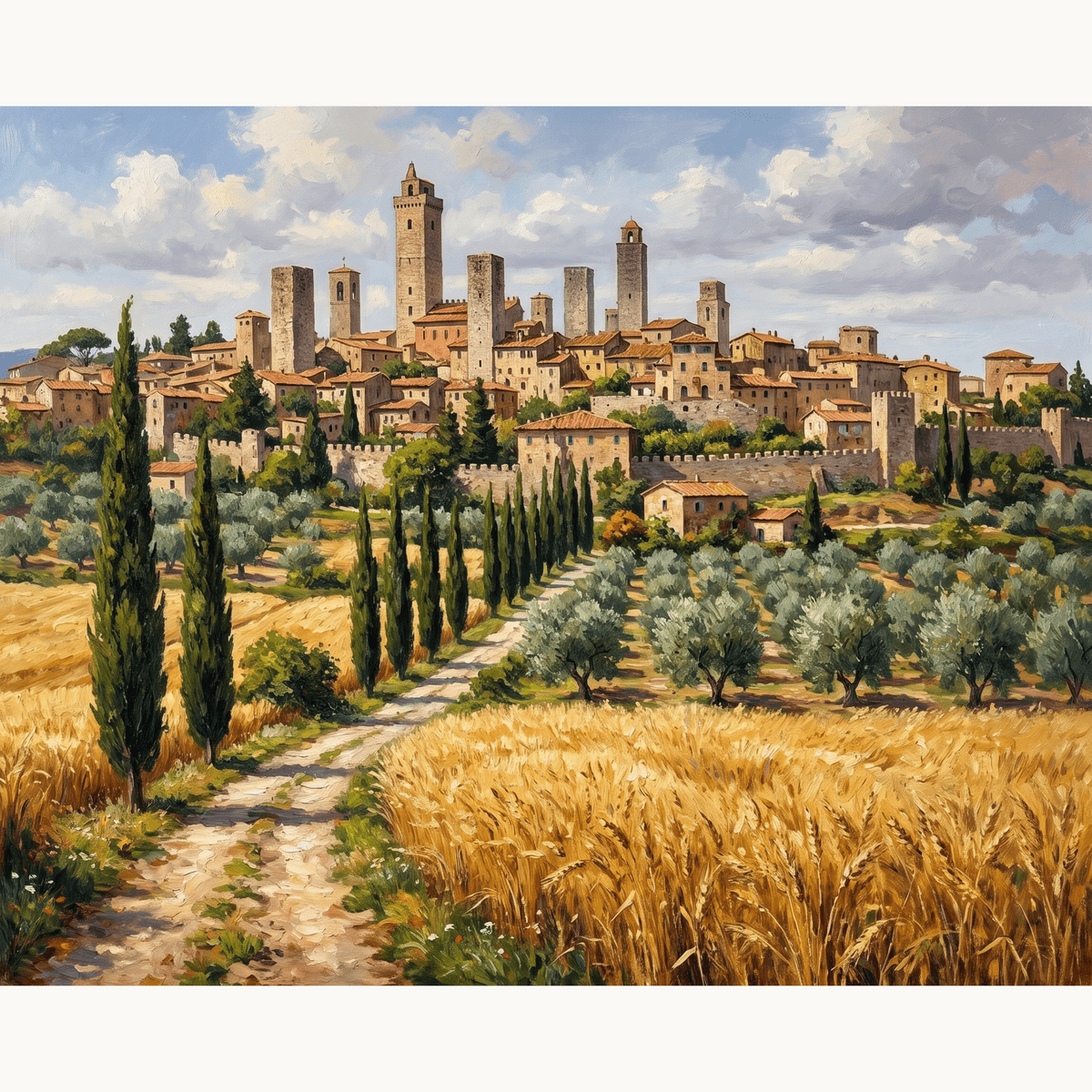 Hilltop Warmth - Number Artist Paint by Numbers Kits