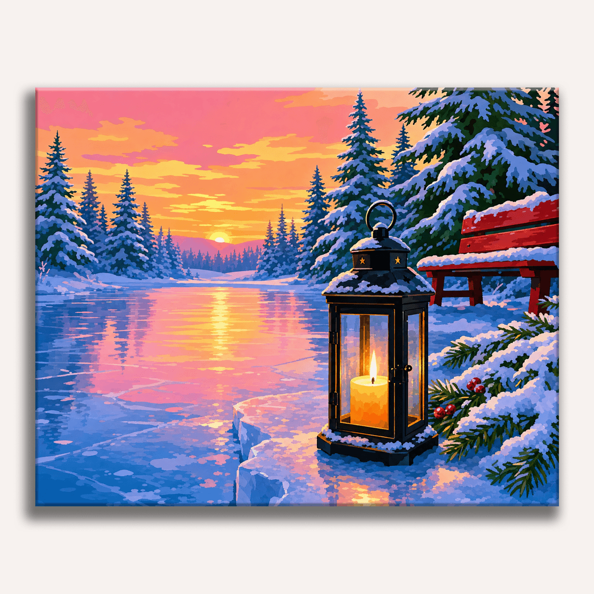 Winter Stillness - Number Artist Paint by Numbers Kits