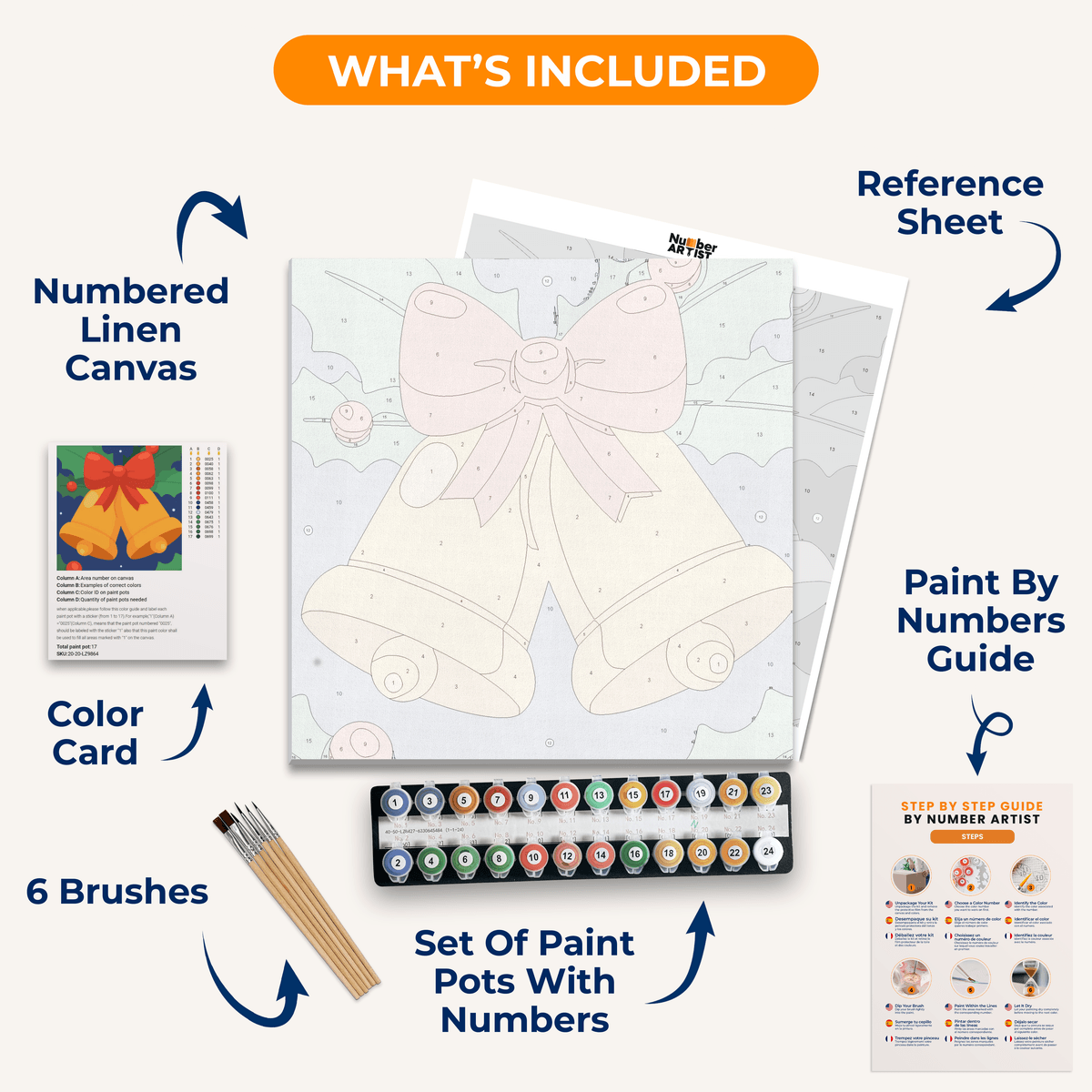 Jingle Bells - Number Artist Paint by Numbers Kits