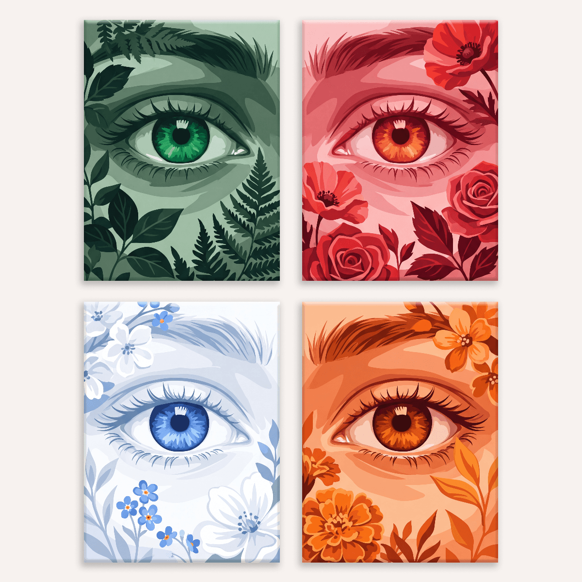 Petal Irises - Number Artist Paint by Numbers Kits