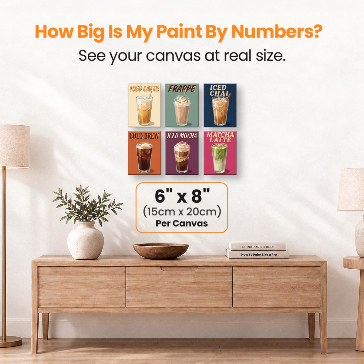 Iced Coffee Escape - Number Artist Paint by Numbers Kits