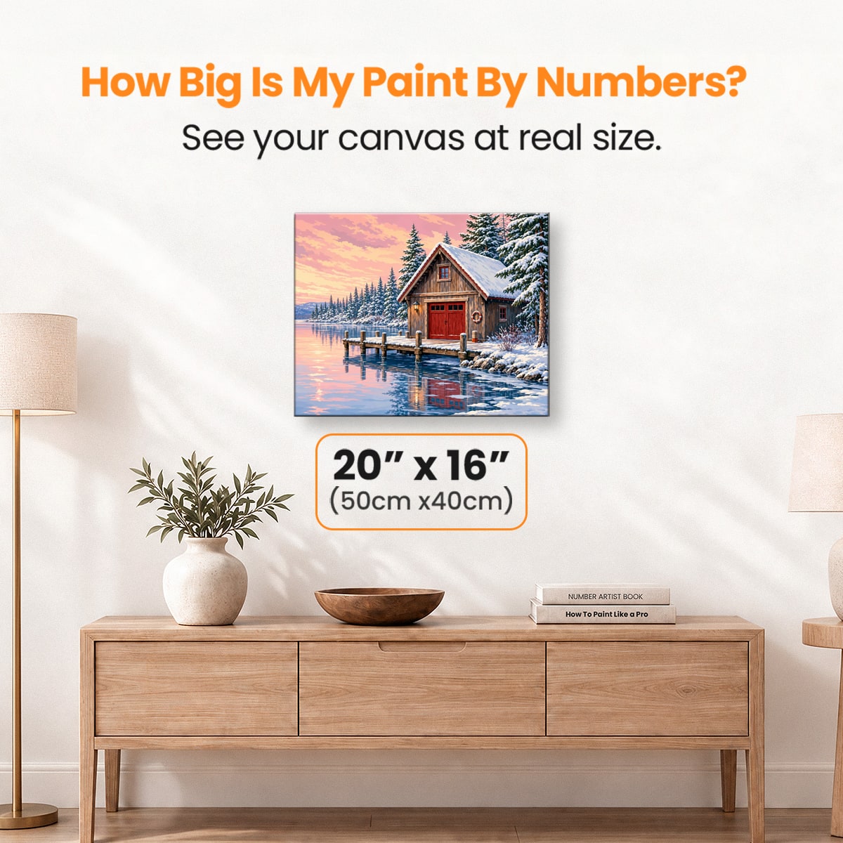 Lakeside Calm - Number Artist Paint by Numbers Kits