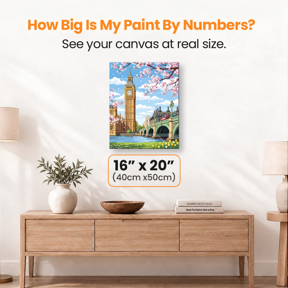 Big Ben Blossom - Number Artist Paint by Numbers Kits