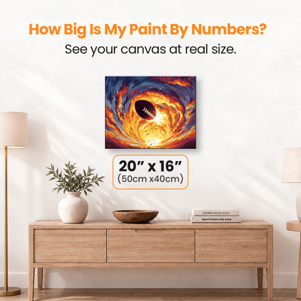 Perfect Throw - Number Artist Paint by Numbers Kits