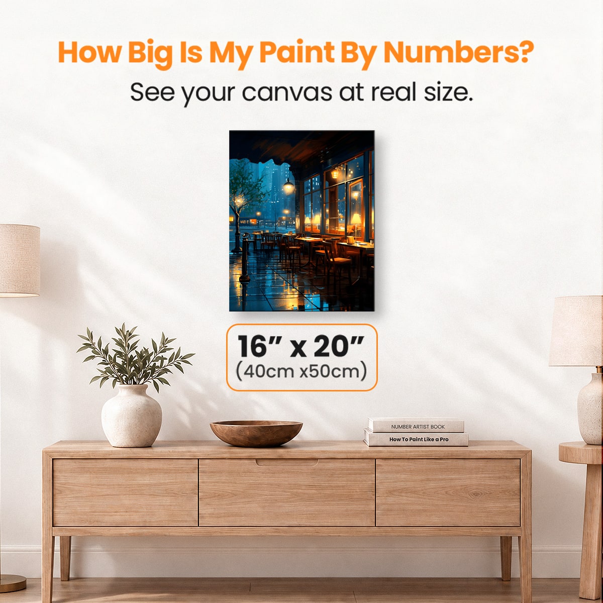 Ruhiger städtischer Abend