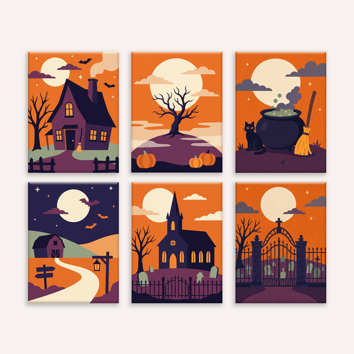 Midnight Spooks - Number Artist Paint by Numbers Kits