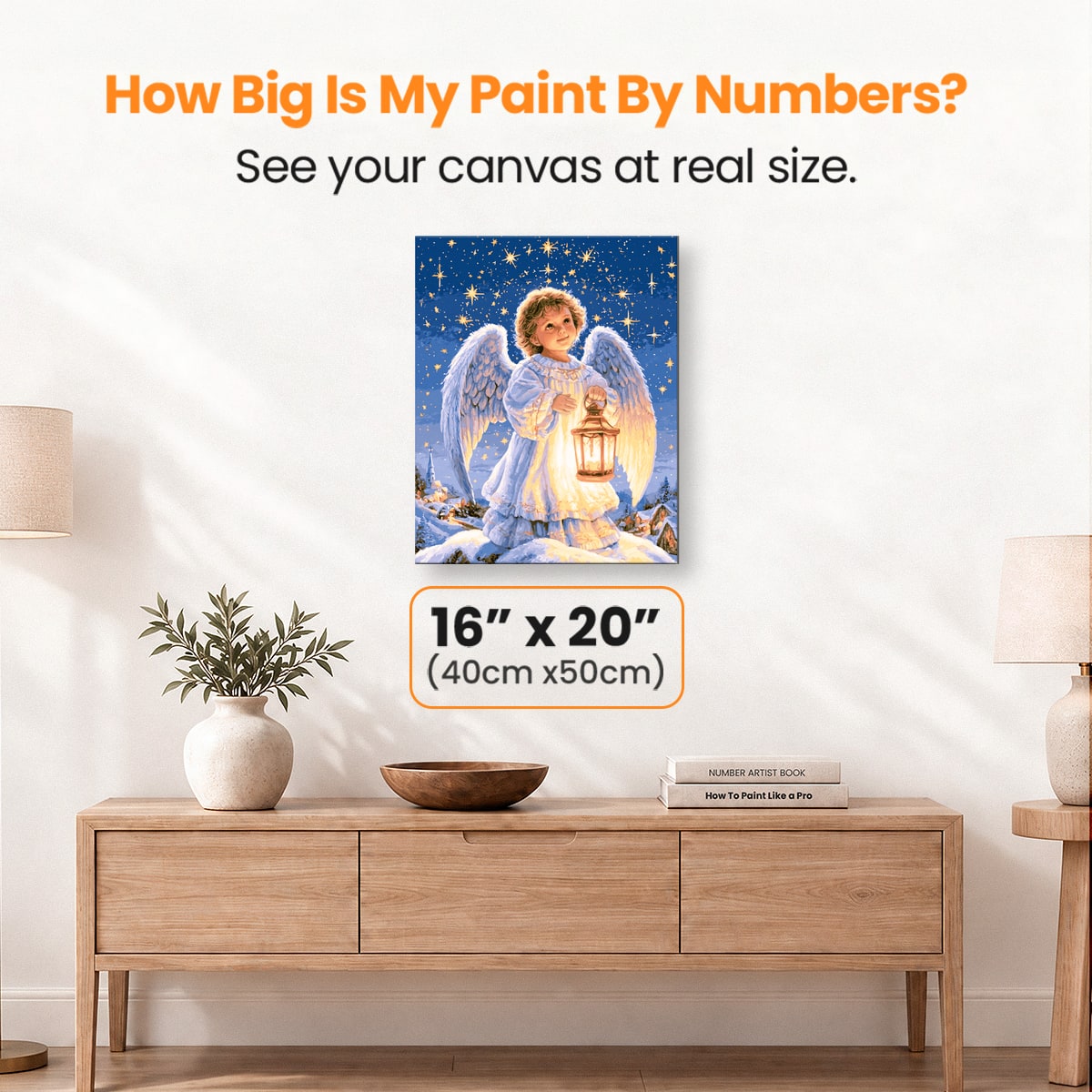 Christmas Angel - Number Artist Paint by Numbers Kits