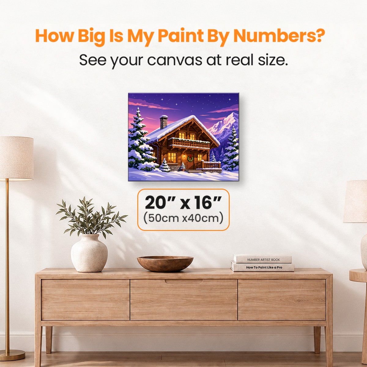 Cozy Getaway - Number Artist Paint by Numbers Kits