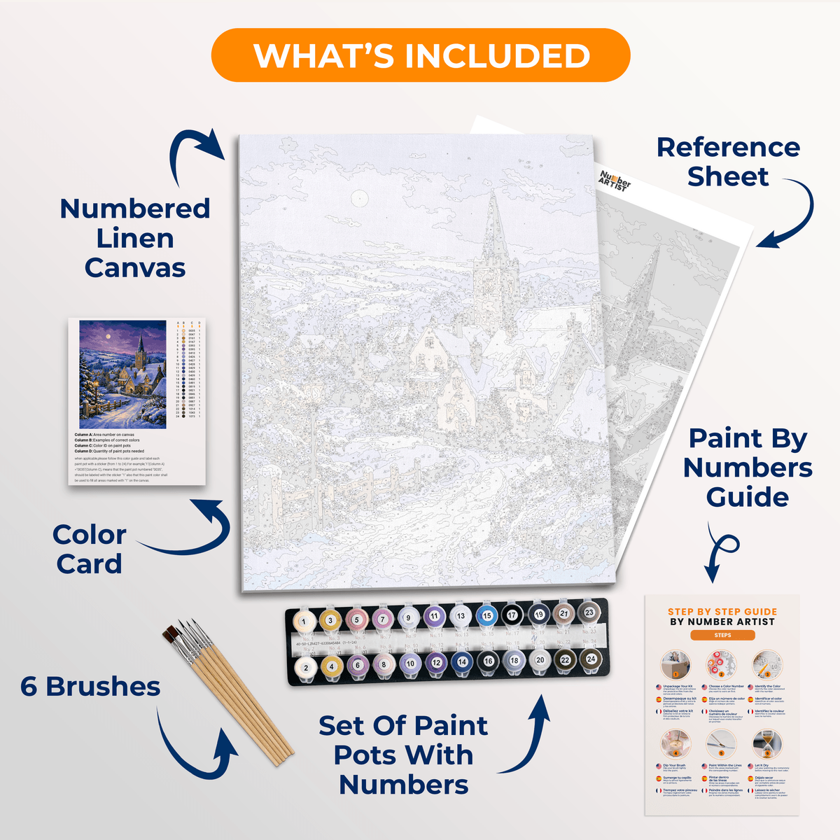 Calm Night - Number Artist Paint by Numbers Kits