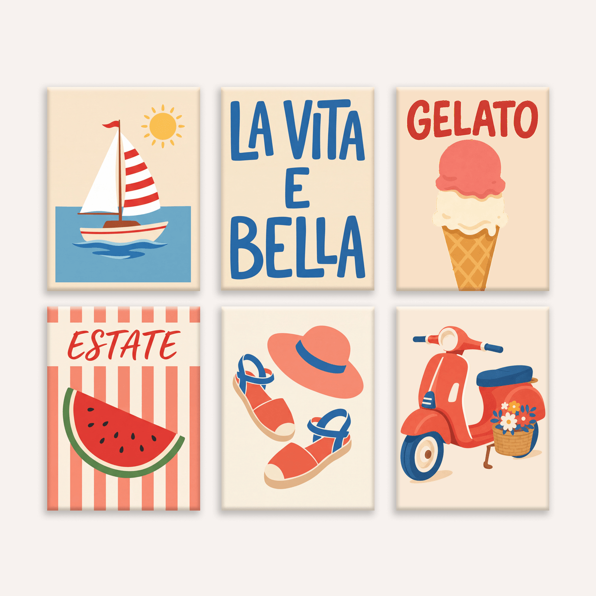 La Vita E Bella - Number Artist Paint by Numbers Kits