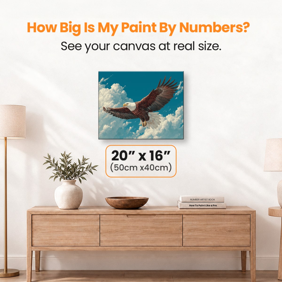 Soaring Eagle - Number Artist Paint by Numbers Kits