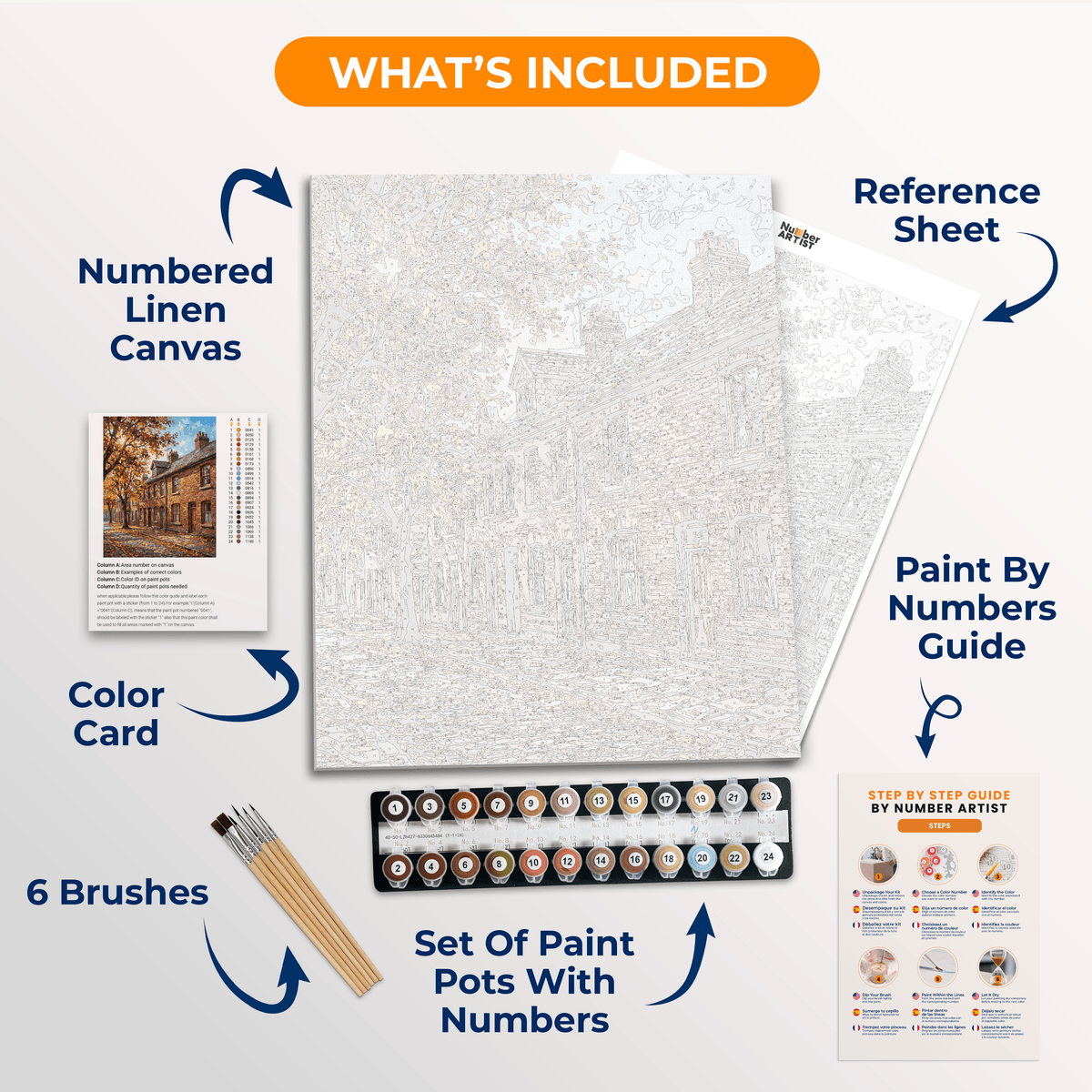 Amber Lane - Number Artist Paint by Numbers Kits