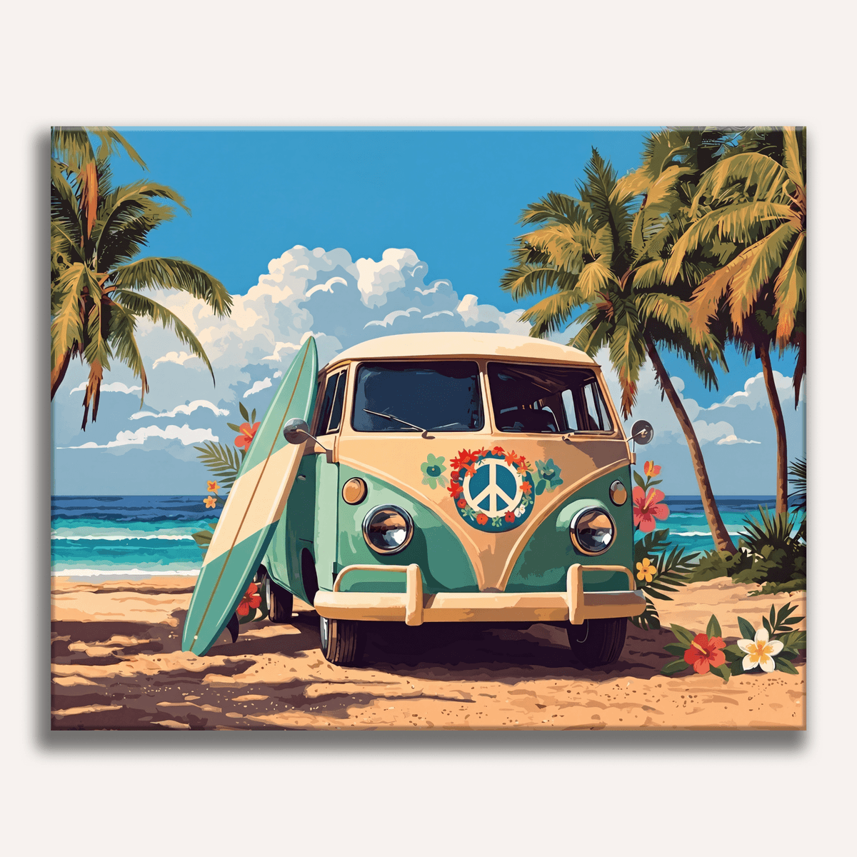 Camper Van - Number Artist Paint by Numbers Kits
