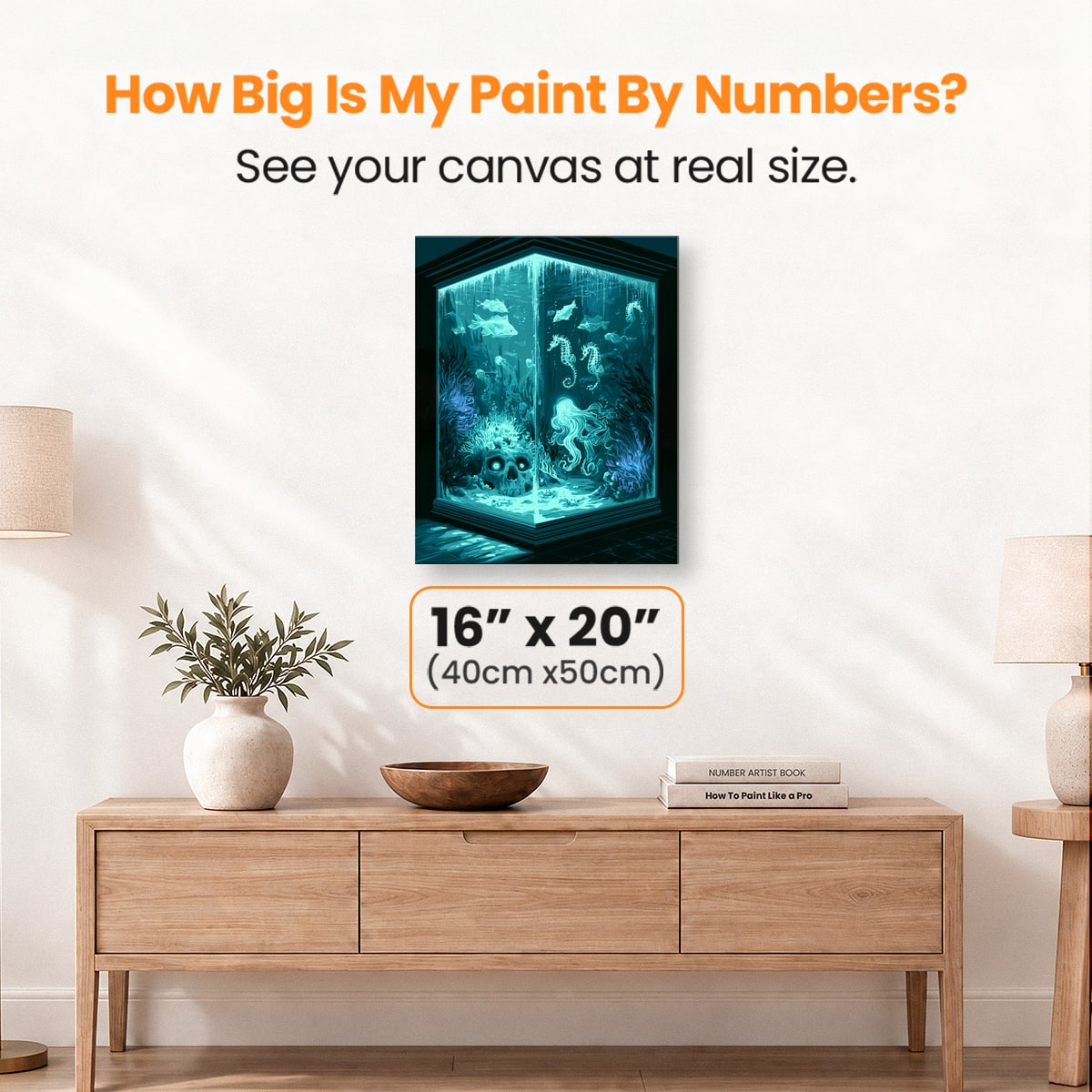 Lifeless Aquarium - Number Artist Paint by Numbers Kits