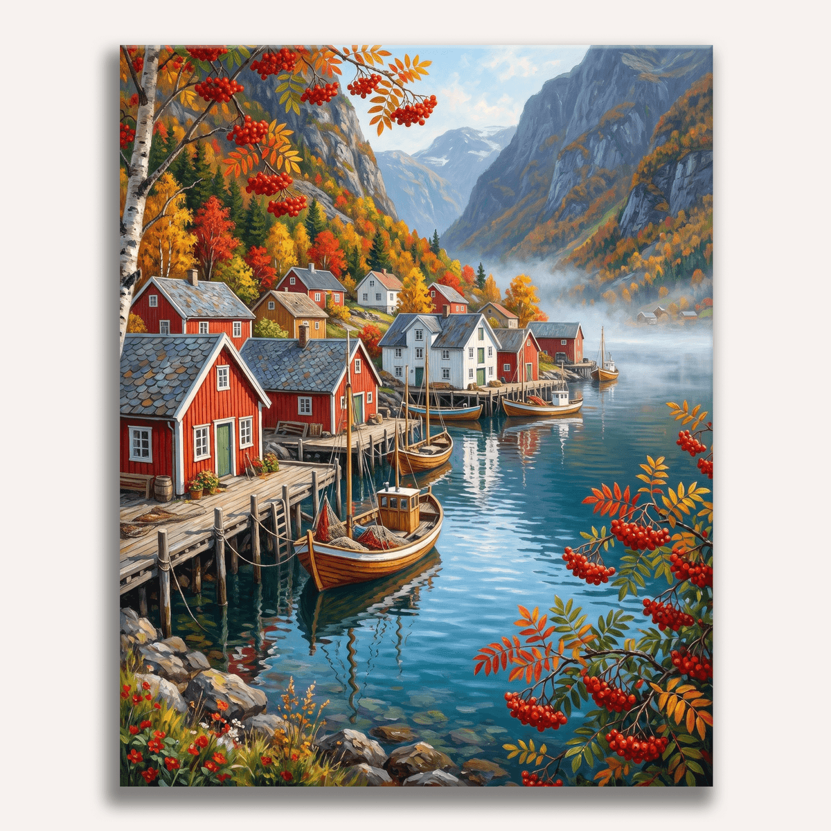 Fjord Haven - Number Artist Paint by Numbers Kits