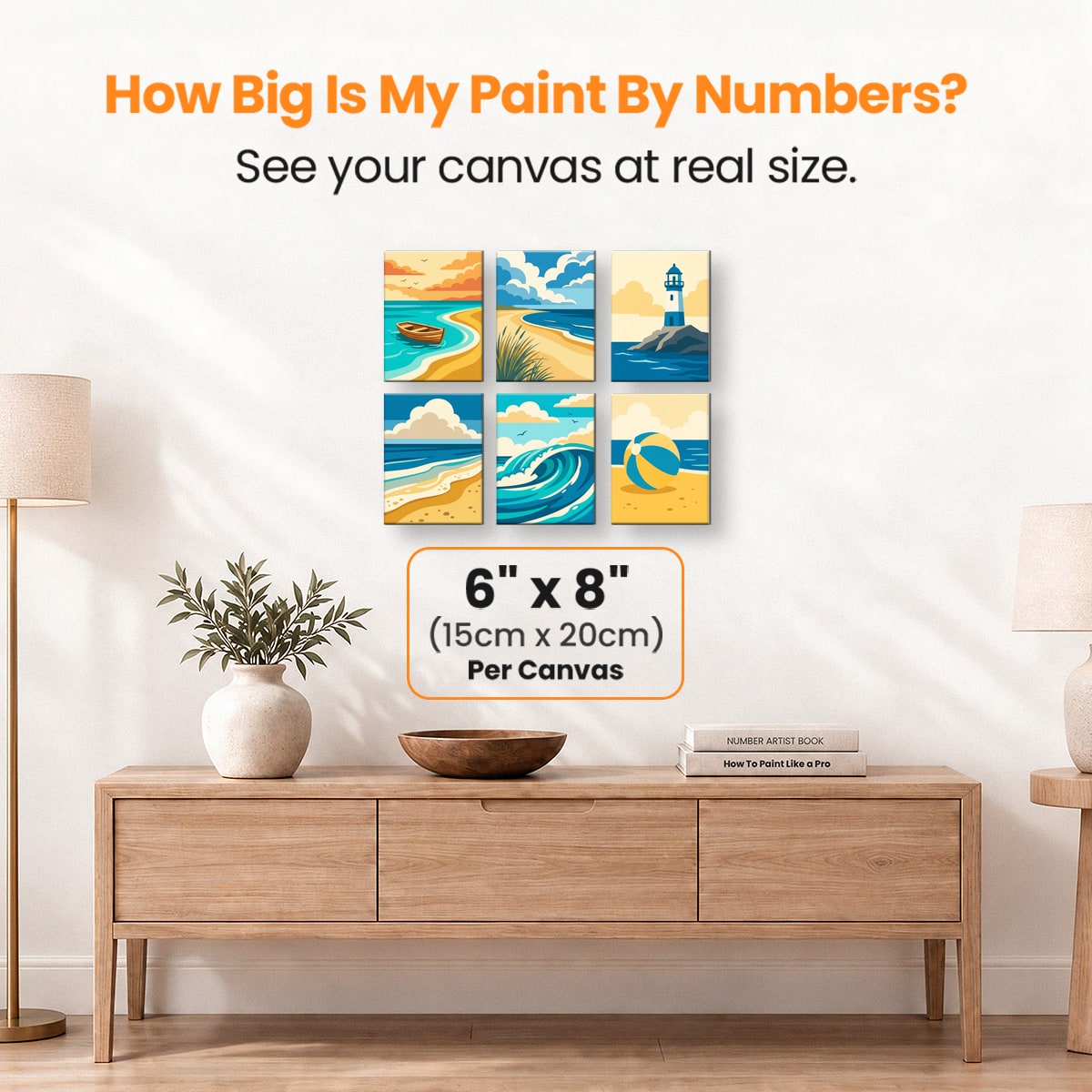 Ocean Tide - Number Artist Paint by Numbers Kits