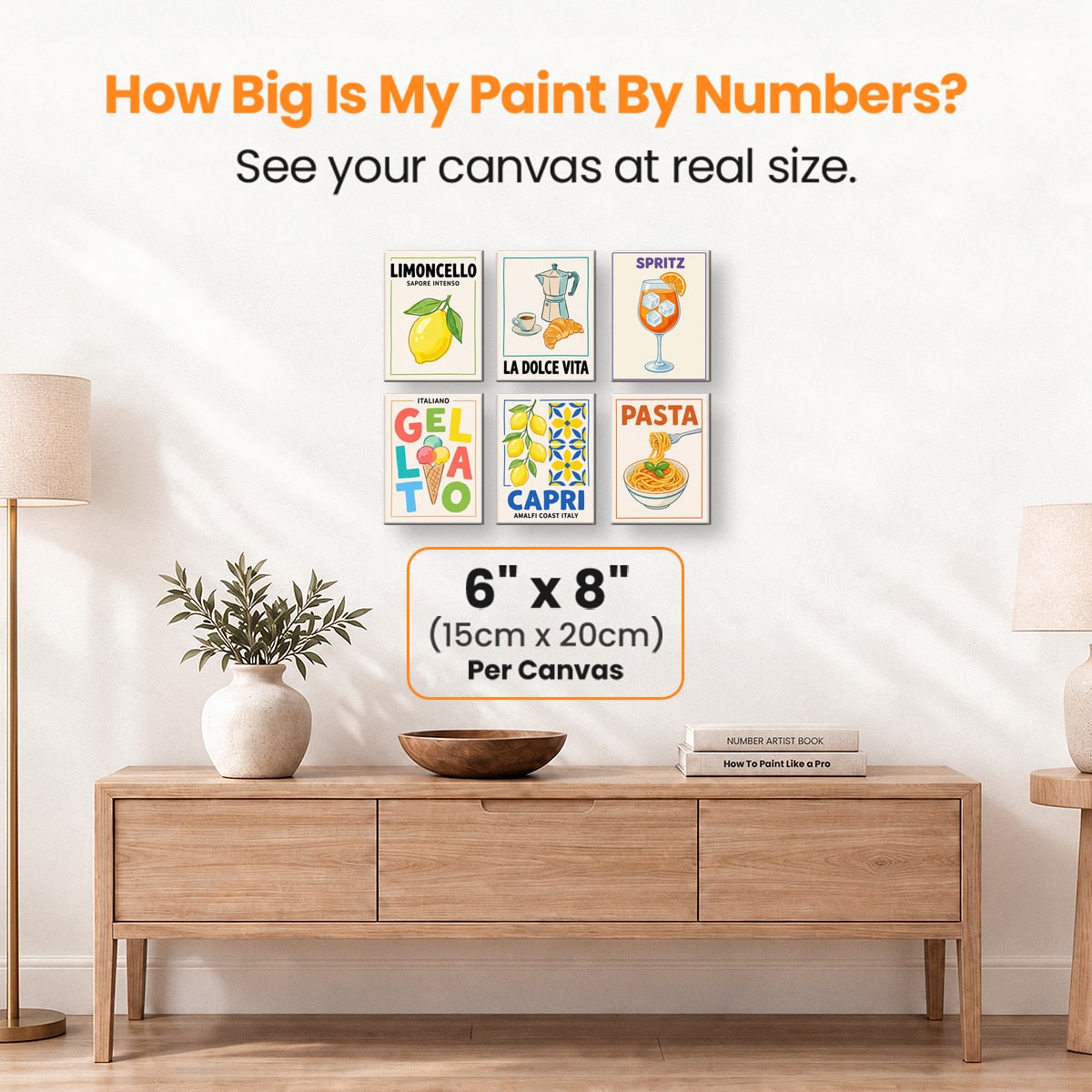 Italian Summer - Number Artist Paint by Numbers Kits