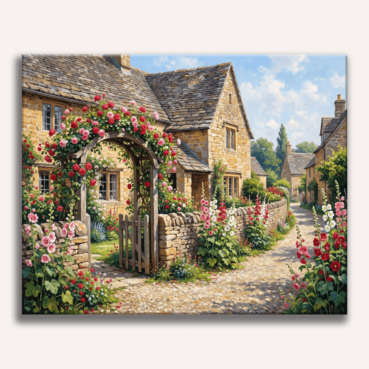 Cotswolds Cottage - Number Artist Paint by Numbers Kits