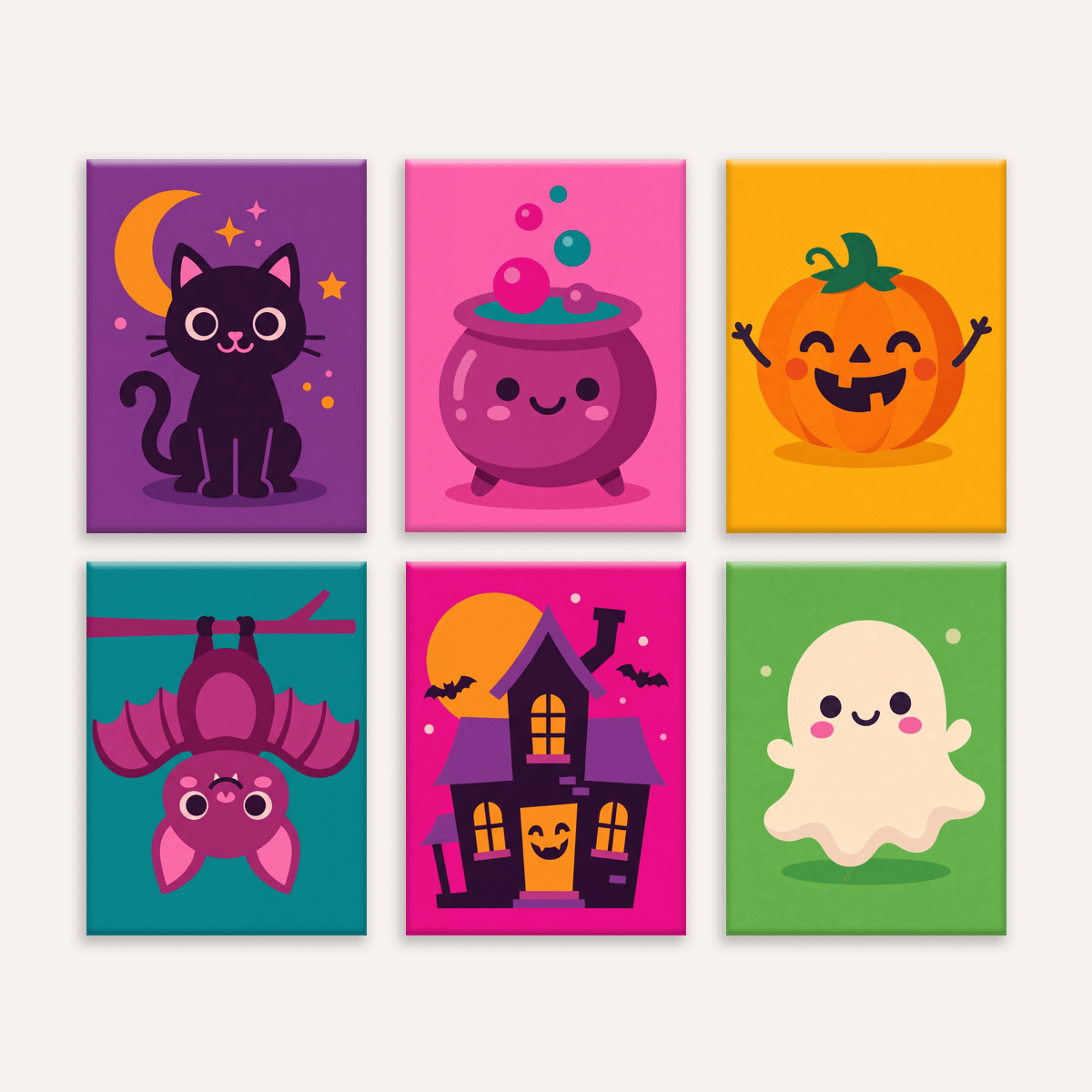 Halloween Icons - Number Artist Paint by Numbers Kits