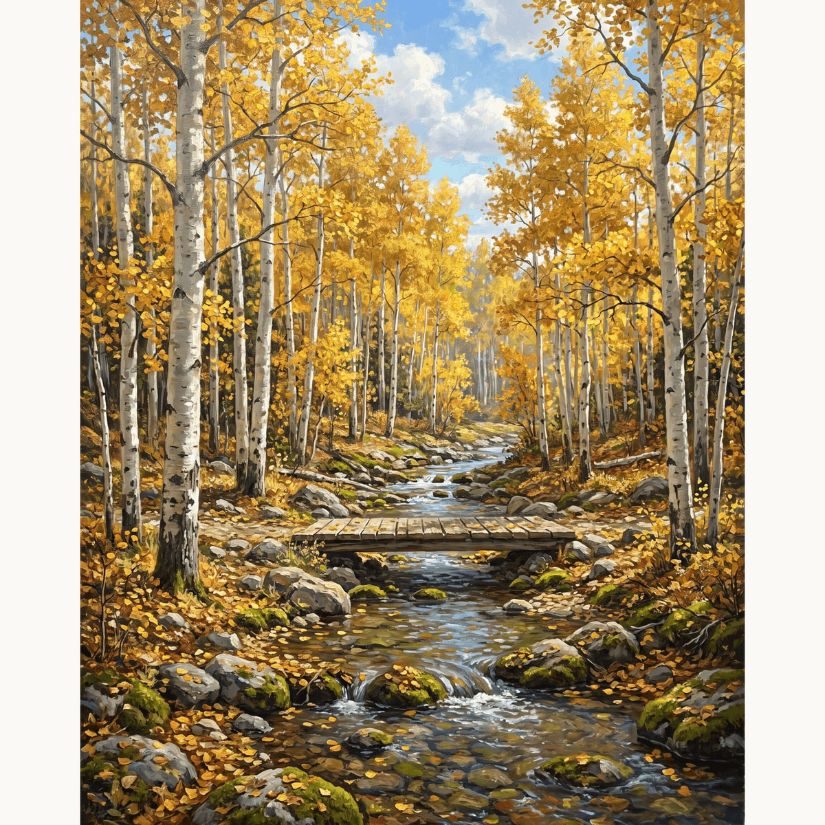 Aspen Creek - Number Artist Paint by Numbers Kits