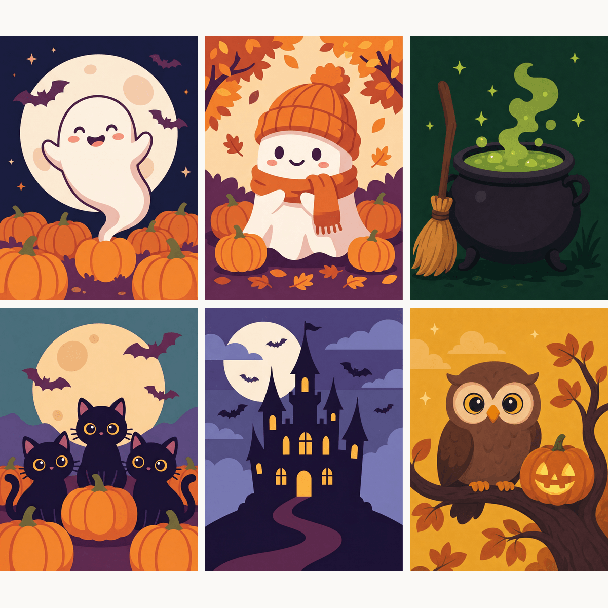 Spooky Season - Number Artist Paint by Numbers Kits