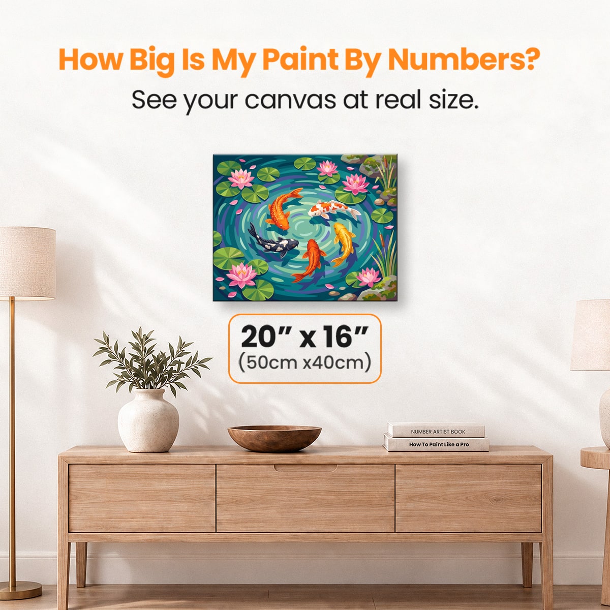 Pond Harmony - Number Artist Paint by Numbers Kits