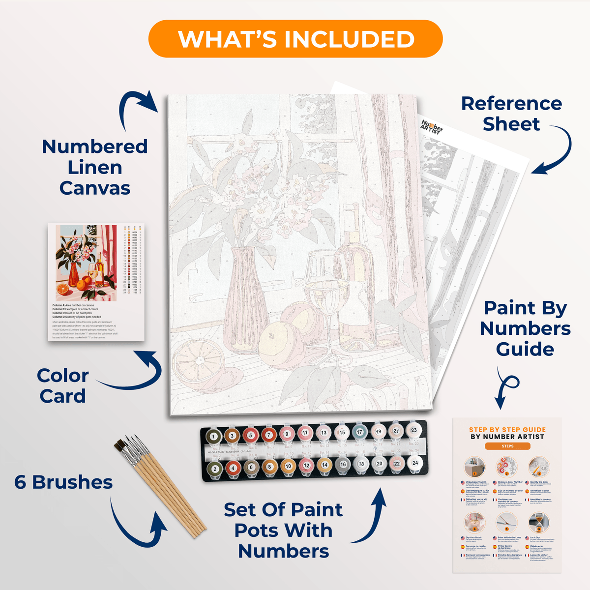 Window Elegance - Number Artist Paint by Numbers Kits