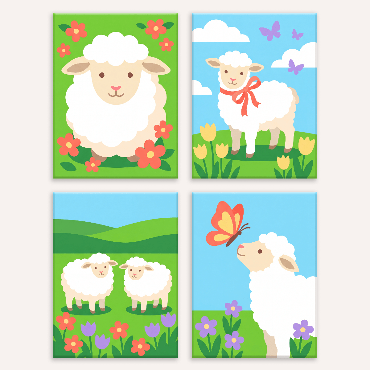 Lamb Grace - Number Artist Paint by Numbers Kits