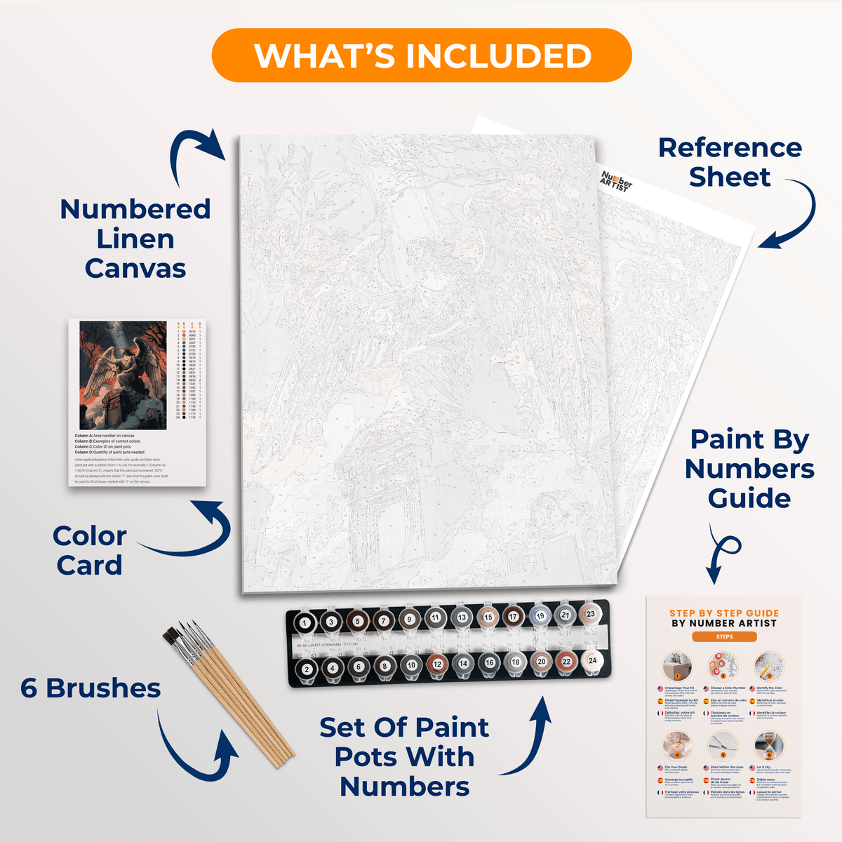 Angel's Call - Number Artist Paint by Numbers Kits