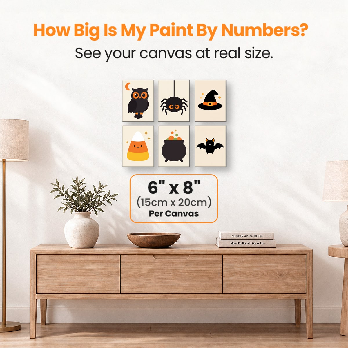 Candy Corn Coven - Number Artist Paint by Numbers Kits