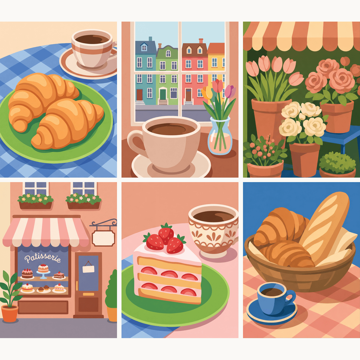Paris Mornings - Number Artist Paint by Numbers Kits