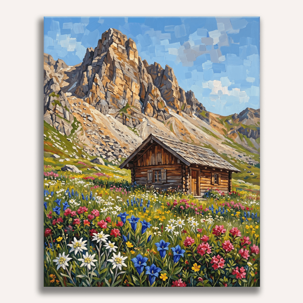 Alpine Refuge - Number Artist Paint by Numbers Kits