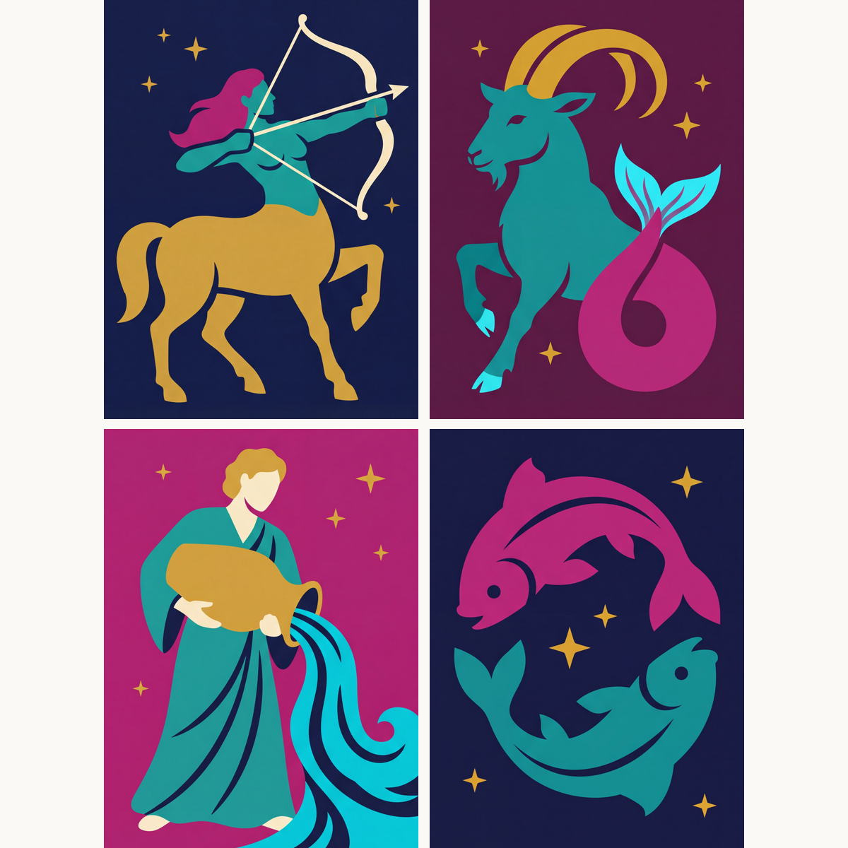 Zodiac Signs III - Number Artist Paint by Numbers Kits