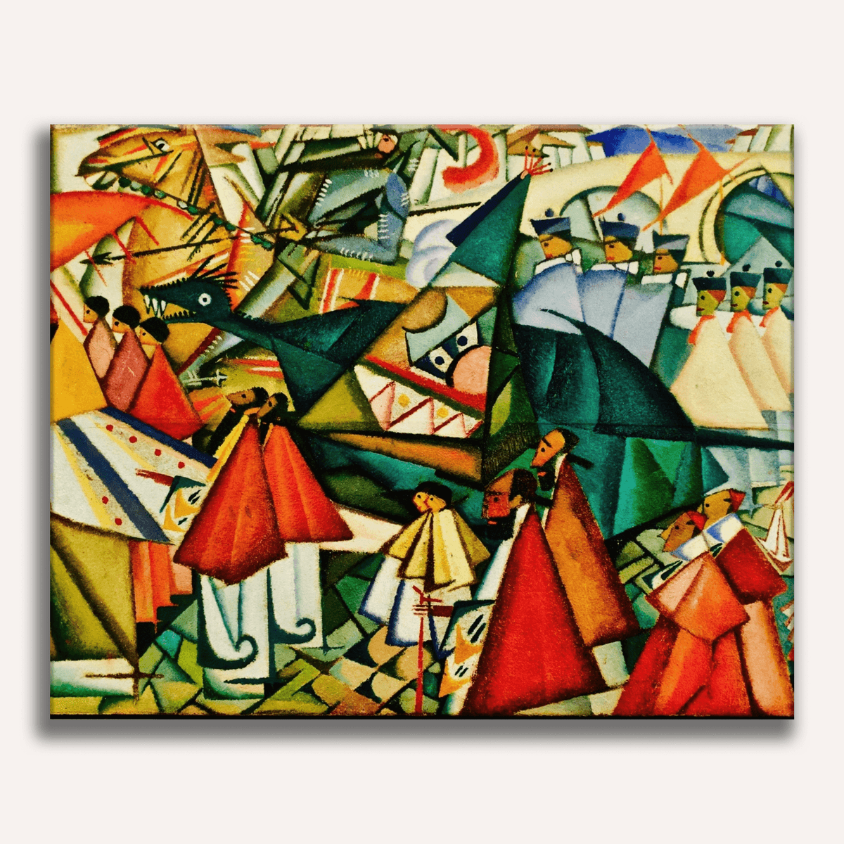 Corpus Christi Procession by Amadeo de Souza-Cardoso - Number Artist Paint by Numbers Kits