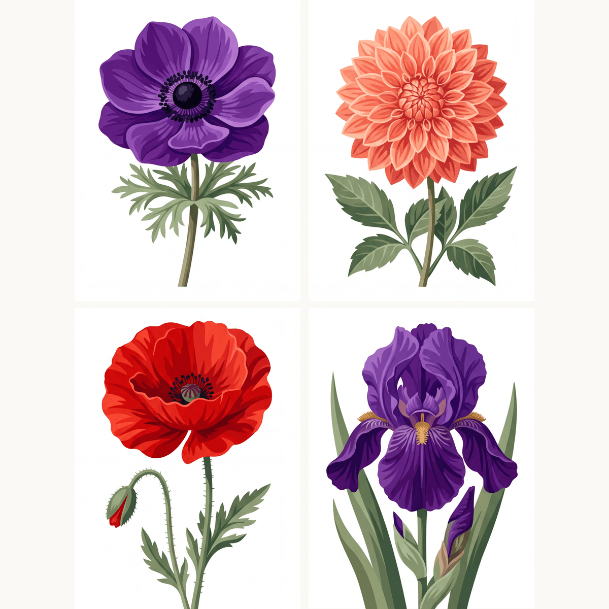 Wildflower Diary - Number Artist Paint by Numbers Kits