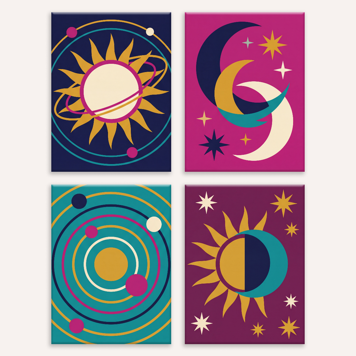 Celestial Geometry - Number Artist Paint by Numbers Kits