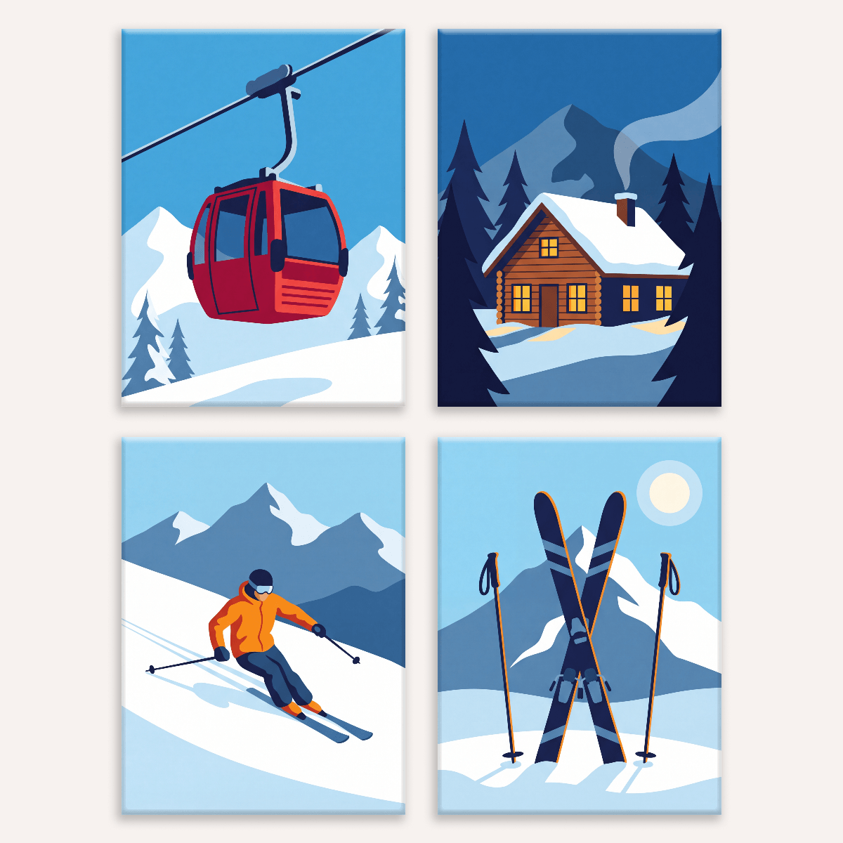 Alpine Escape - Number Artist Paint by Numbers Kits