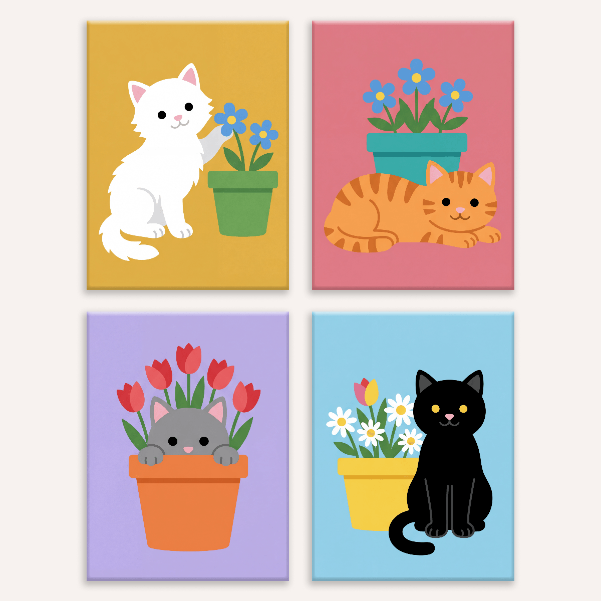 Little Sprouts of Joy - Number Artist Paint by Numbers Kits