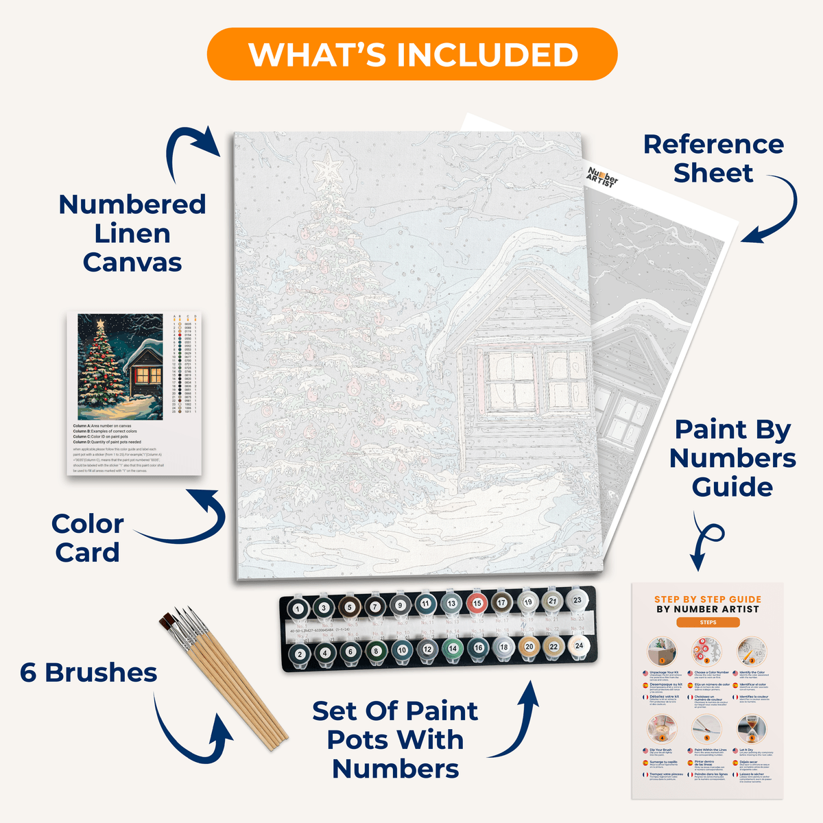 Shining Star - Number Artist Paint by Numbers Kits