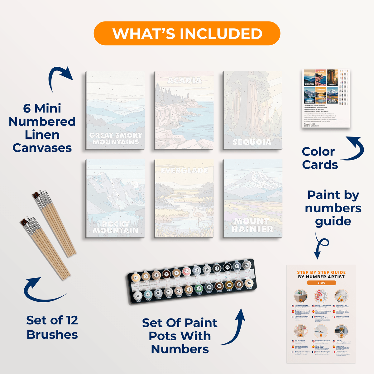 Western Wonders Vol. 3 - Number Artist Paint by Numbers Kits